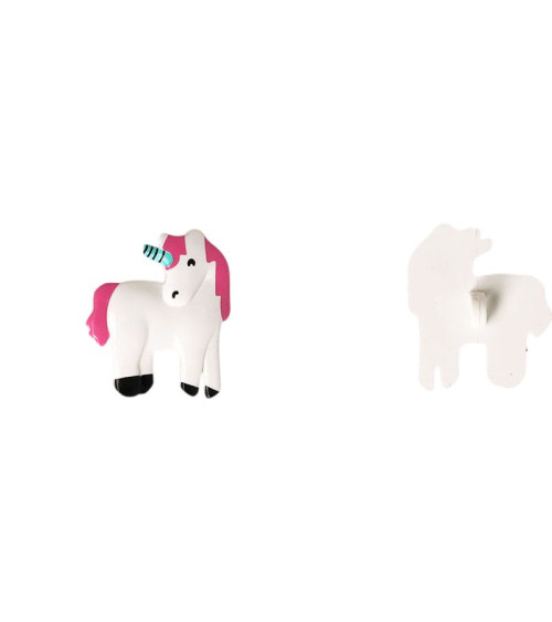 Set mit 3 Einhorn-Basisknöpfen 23 mm x 20 mm