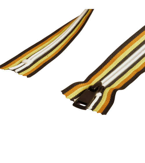 Multicolored non-separable windproof closure