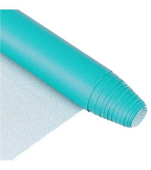 Coupon karla simili cuir 140x50cm turquoise