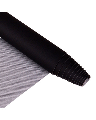 Coupon Karla in ecopelle 140x50 cm nero