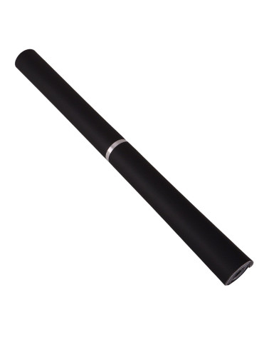 Cupón de piel sintética Karla 140x50cm negro