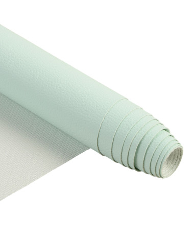 Cupón de piel sintética Karla 140x50cm verde claro nil