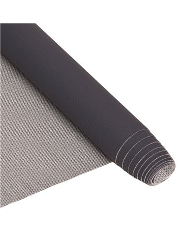 Coupon karla simili cuir 140x50cm gris ardoise