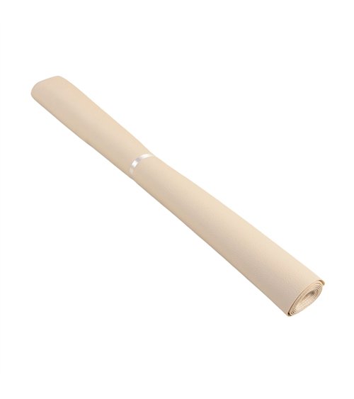 Coupon karla simili cuir 140x50cm beige mastic