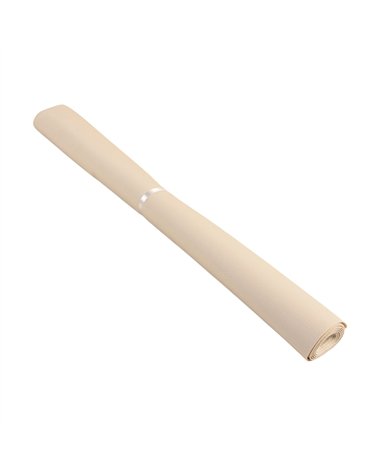 Coupon karla simili cuir 140x50cm beige mastic