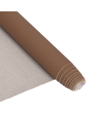 Coupon Karla in ecopelle 140x50 cm tortora