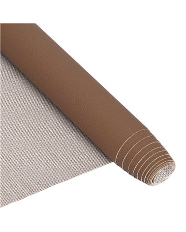 Coupon karla simili cuir 140x50cm taupe