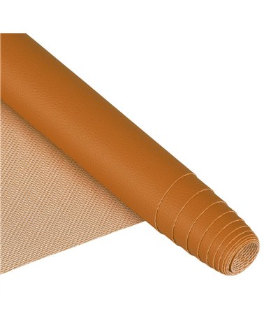 Coupon karla simili cuir 140x50cm moutarde foncé