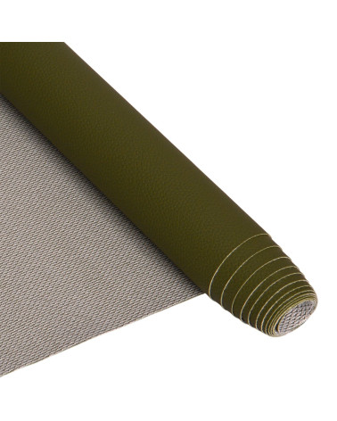 Karla faux leather coupon 140x50cm khaki green