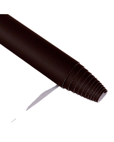 Cupón de piel sintética Karla 140x50cm chocolate