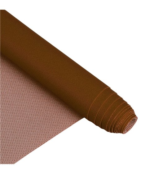 Coupon karla simili cuir 140x50cm camel