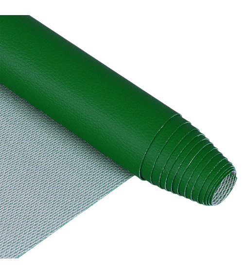 Cupón de piel sintética Karla 140x50cm verde prado