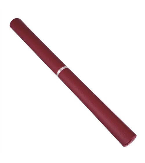 Coupon karla simili cuir 140x50cm bordeaux