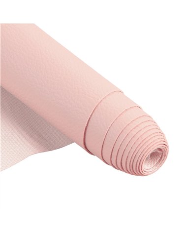 Coupon karla simili cuir 140x50cm rose blush
