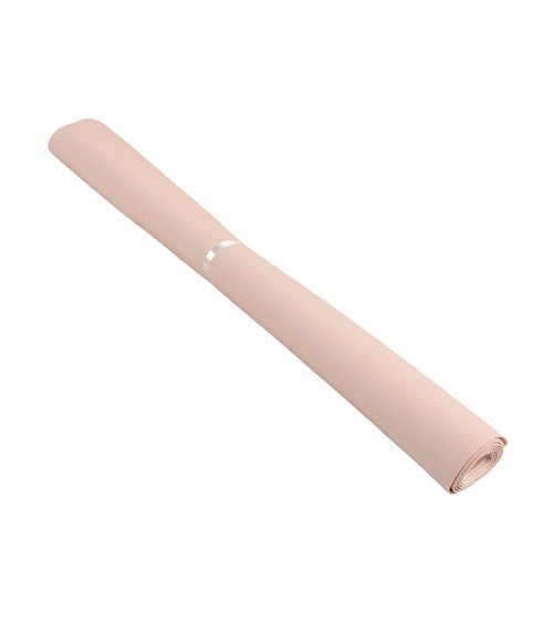 Coupon karla simili cuir 140x50cm rose blush