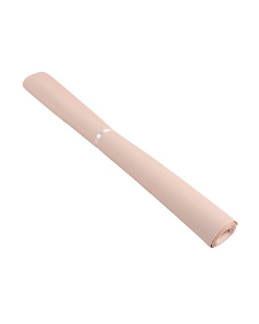 Coupon karla simili cuir 140x50cm rose blush