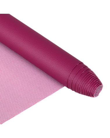 Karla faux leather coupon 140x50cm plum