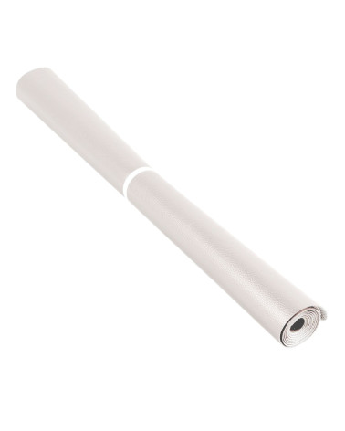 Cupón karla estrella de polipiel metalizada 140x50cm blanco