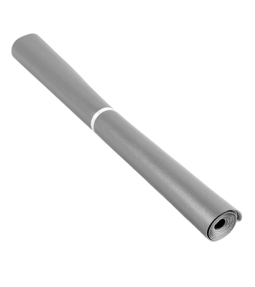 Coupon karla stella in similpelle metallizzata 140x50 cm argento