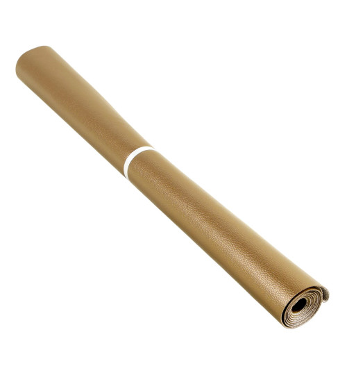 Gutschein Karla Kunstleder Stern Metallic 140x50cm Gold