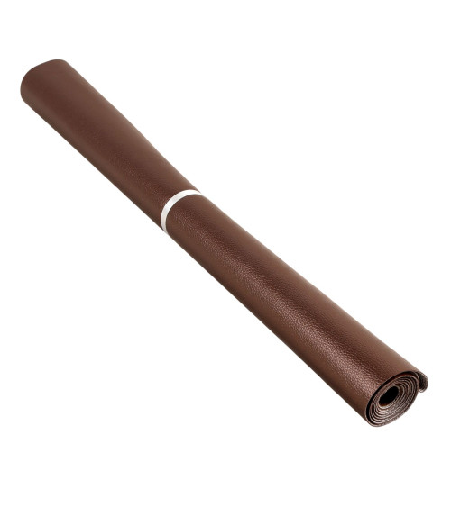 Coupon karla stella in similpelle metallizzata 140x50 cm marrone chiaro