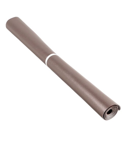 Coupon karla simili cuir star métallique 140x50cm sable glacé
