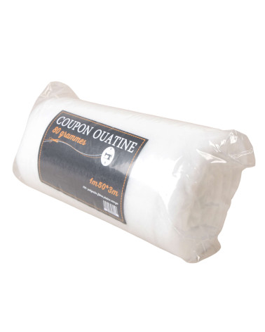 Cupón de guata 1m50 x 3m blanco