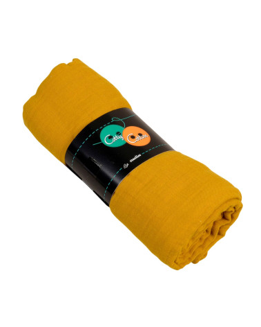 Double gauze coupon 138x100cm saffron