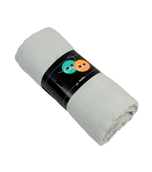 Double gauze coupon 138x100cm light green