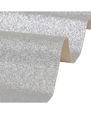 Gutschein Glitzer 50x70cm Silber