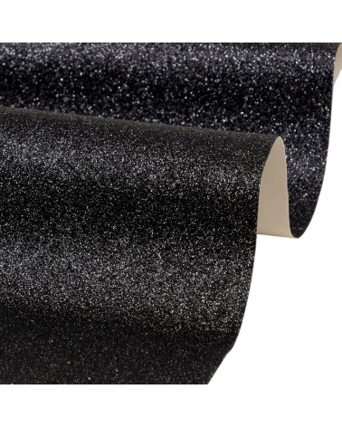 Coupon glitter 50x70cm black