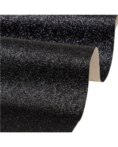 Coupon glitter 50x70cm noir