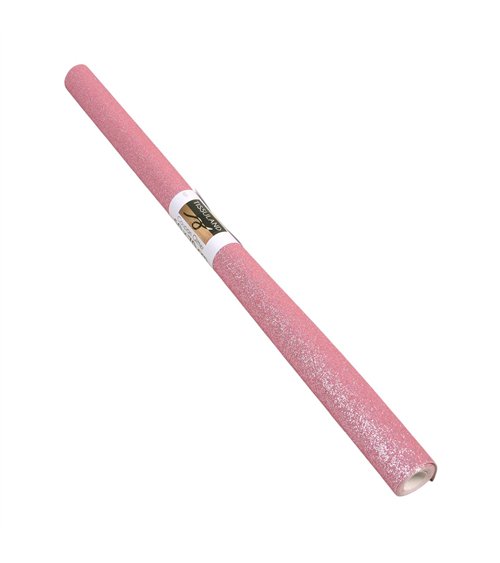 Coupon glitter 50x70cm rose layette