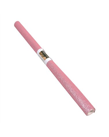 Coupon glitter 50x70cm rose layette