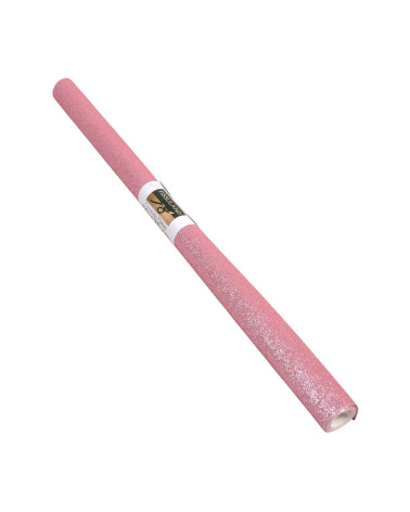 Glitter coupon 50x70cm baby pink