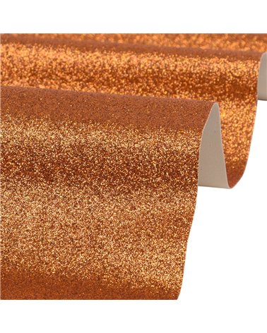 Coupon glitter 50x70cm orange