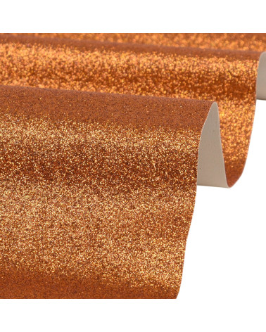 Gutschein Glitzer 50x70cm orange