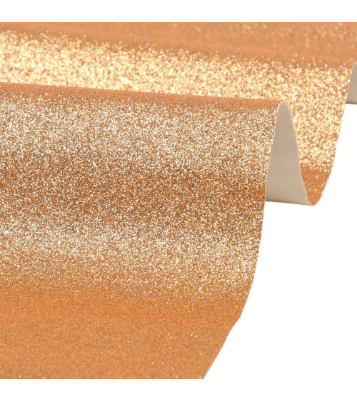 Coupon glitter 50x70cm dark gold