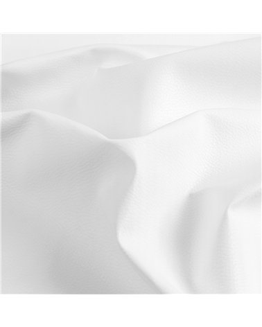 Coupon karla simili cuir 140x50cm blanc