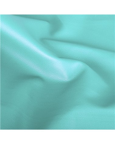 Coupon karla simili cuir 140x50cm turquoise