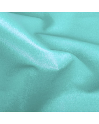 Karla faux leather coupon 140x50cm turquoise