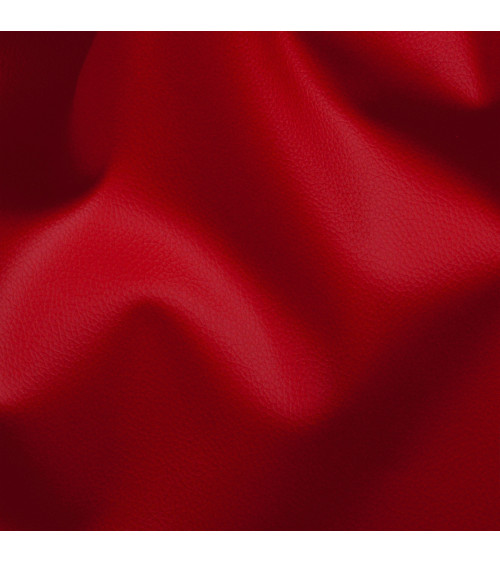 Cupón de piel sintética Karla 140x50cm rojo