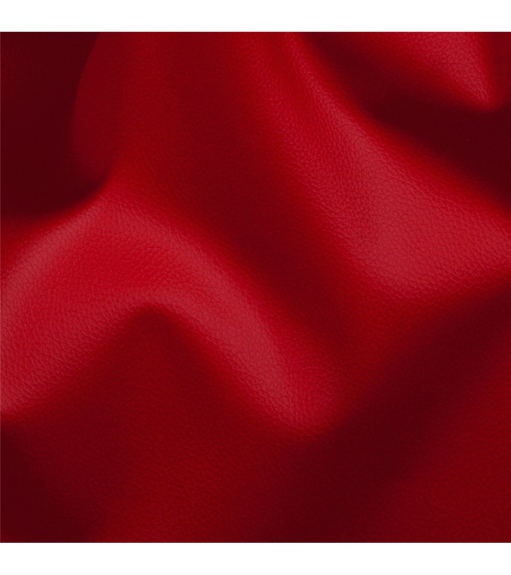 Coupon karla simili cuir 140x50cm rouge