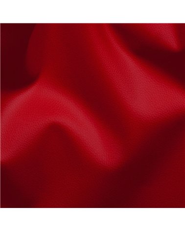 Coupon karla simili cuir 140x50cm rouge