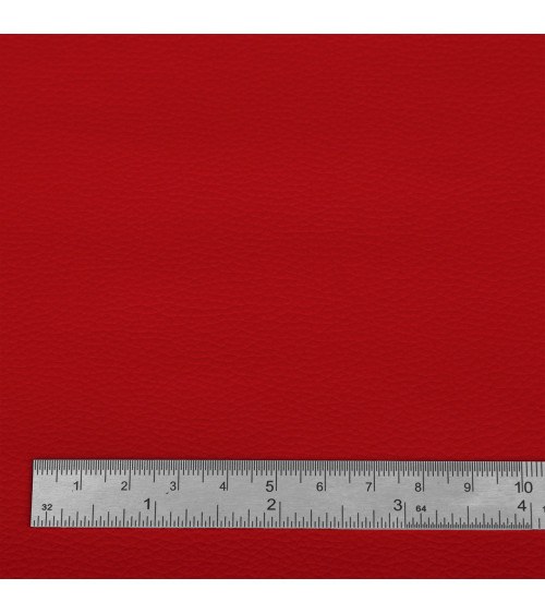 Karla faux leather coupon 140x50cm red