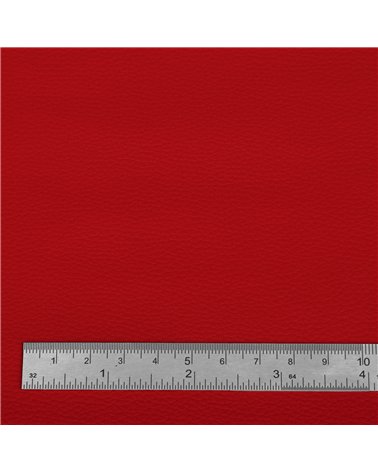 Coupon karla simili cuir 140x50cm rouge