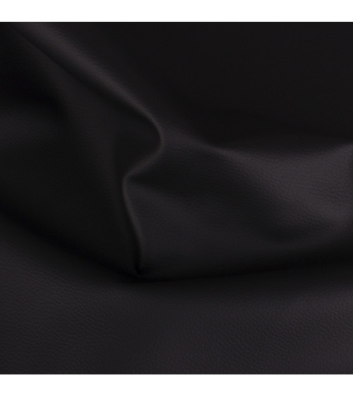 Cupón de piel sintética Karla 140x50cm negro