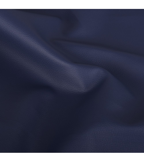 Karla faux leather coupon 140x50cm navy