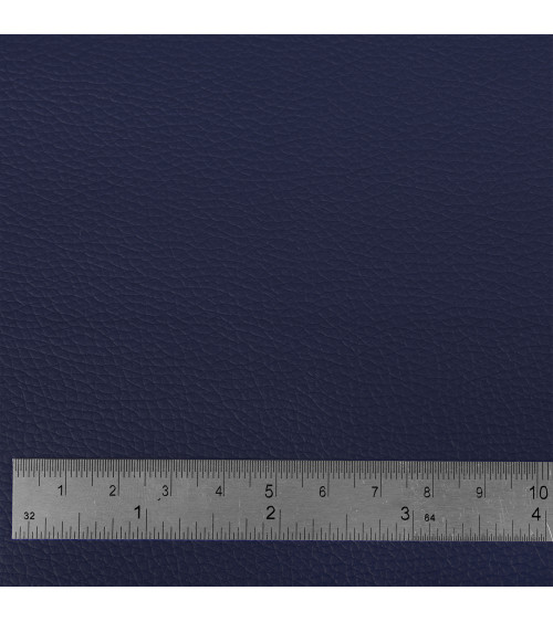 Cupón de piel sintética Karla 140x50cm azul marino