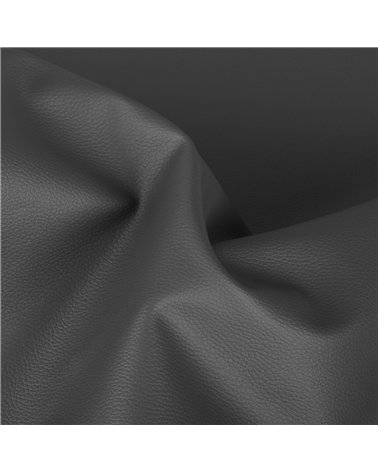 Coupon karla simili cuir 140x50cm gris ardoise